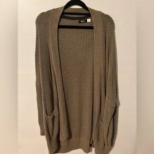 BDG olive green cardigan